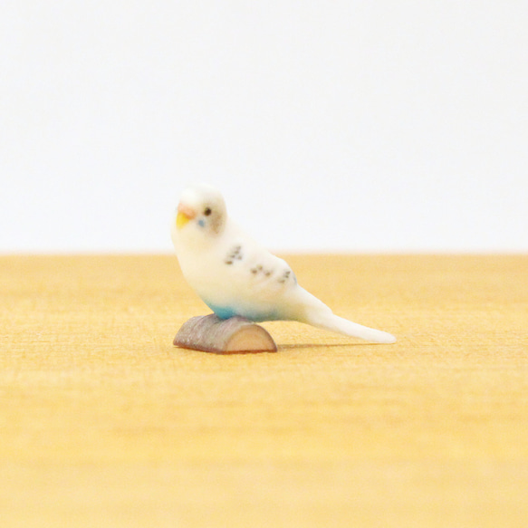 セキセイインコ ホワイトハルクインのフィギュア その他置物