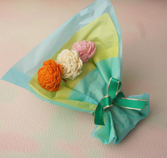 【送料無料】リアル3大香木“金木犀＆沈丁花＆梔子”10×3本セット　生花の再現　生花のフレグランス　ファブリックミスト 3枚目の画像