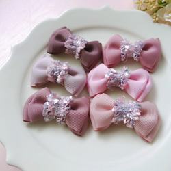 かすみ草 ヘアゴム セット ドライフラワー レジン アクセサリー 入学式