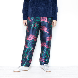 KABUKI Pants - 帶有和服式編織圖案的錐形褲 第2張的照片