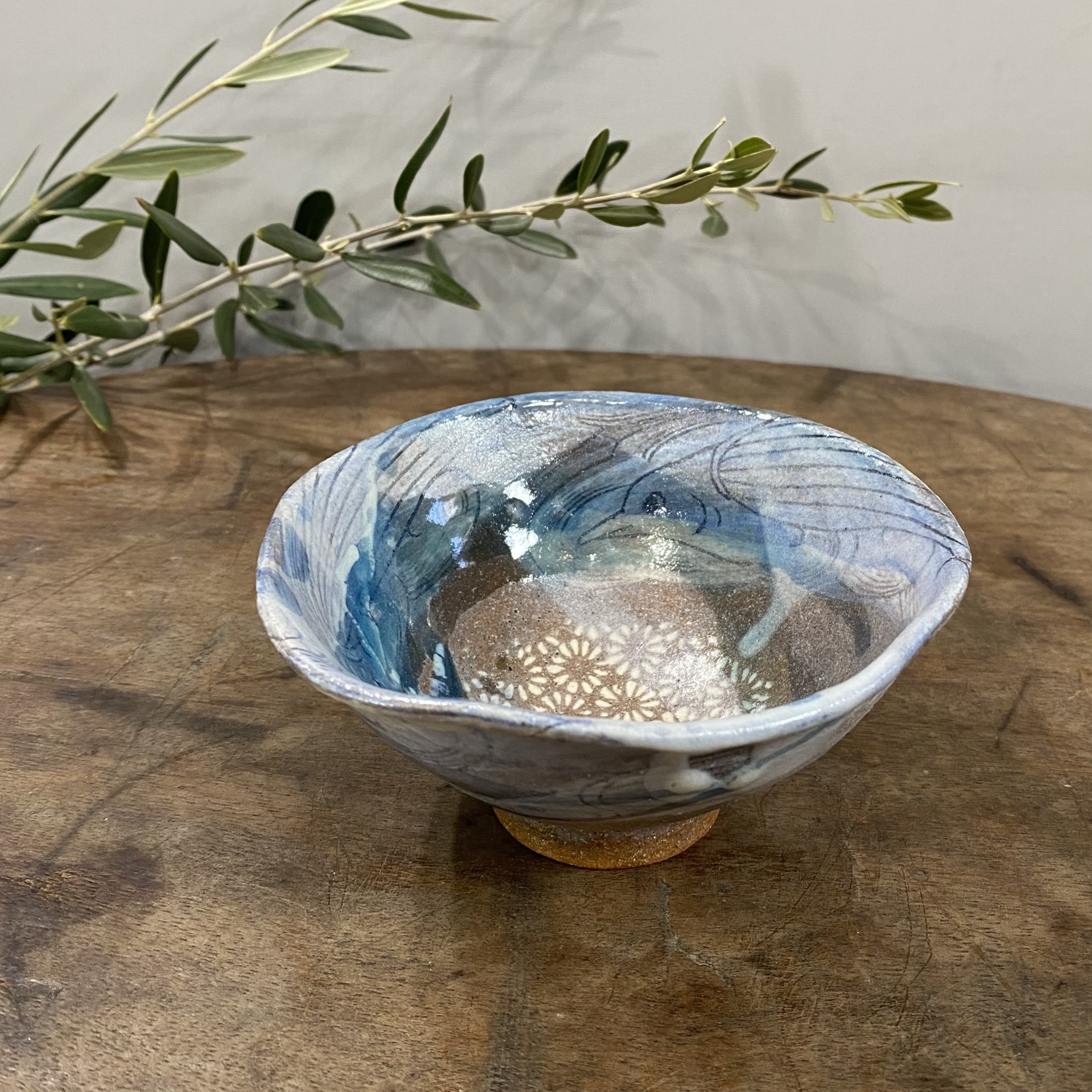 カササギと雲の茶碗(コバルト) 茶碗・めし碗 AIKO SANOGAWAYA 通販