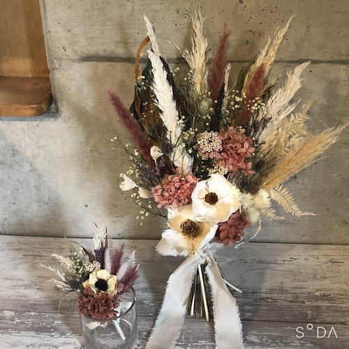 ドライフラワー＊ウェディングブーケのセミオーダーについて ブーケ  