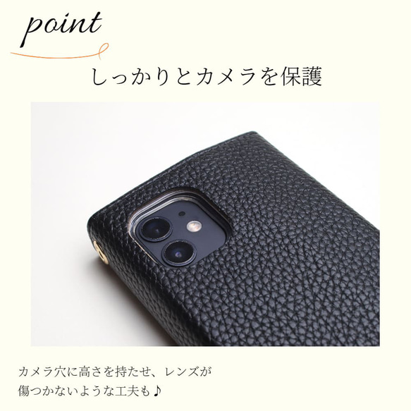 手帳型 iphone ケース ミラー付き おしゃれ se3 se2 シンプル 12 13mini カード入れ 11 上品 15枚目の画像
