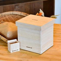 津南桐 桐たんす屋の米びつ~5kg~ ☆一合升付き☆ 保存容器