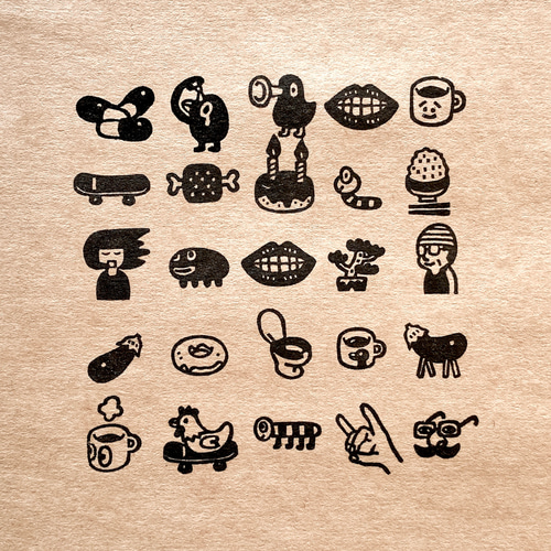 けしごむはんこ＊まちゃこオーダー 楽天市場】【割引クーポンあり】落款 セミオーダー オリジナル