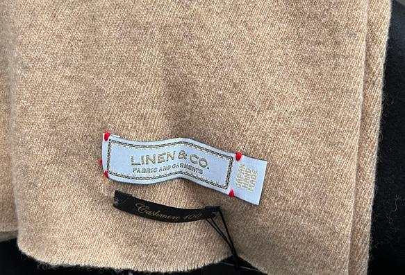 100% 純羊絨 奶茶色 ◎ 可水洗 垂墜針織，手感極佳^ 第4張的照片