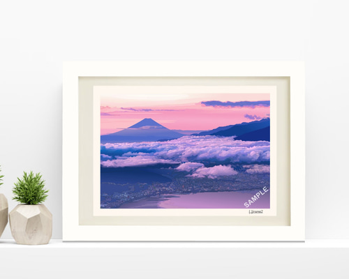 A4サイズ「雲海と富士山」 絵画 hiroma2 通販 7940249｜Creema