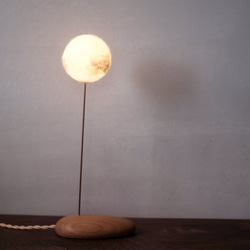 ハンギングムーン-満月l月を家に持ち込み、木製照明タッチセンシティブナイトライト 2枚目の画像