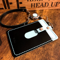 7色の革から自由にカスタマイズ！I Dケース カードケース  パスケース 名入れ無料 12枚目の画像