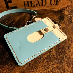 7色の革から自由にカスタマイズ！I Dケース カードケース  パスケース 名入れ無料 11枚目の画像