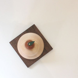 木の鏡餅 ミニサイズ｜木製 かがみもち お正月 飾り モダン  新年 迎春 お年賀 8枚目の画像