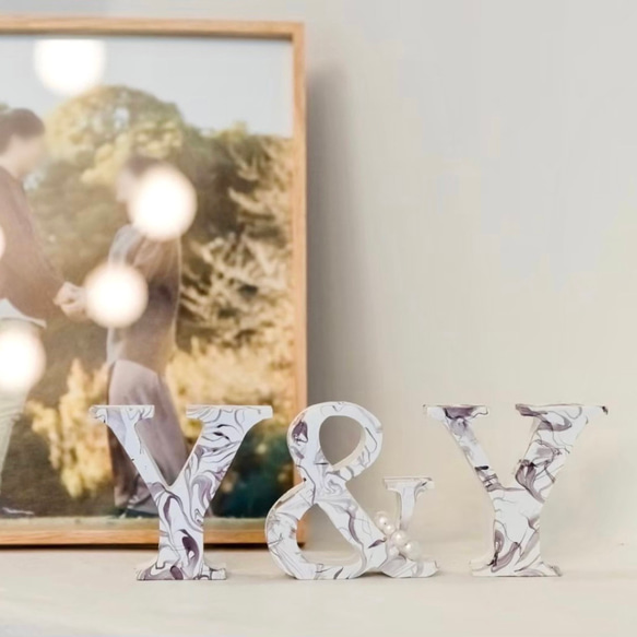世界にひとつだけのイニシャルオブジェ.*結婚式/ウェディング 世界にひとつだけのイニシャルオブジェ.*結婚式/ウェディング