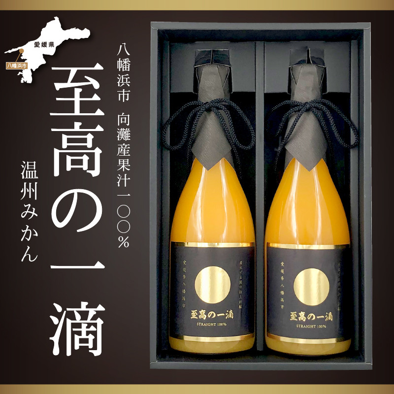 温州みかん【2本セット】～極上みかんジュース「至高の一滴」【贈り物・お返し】