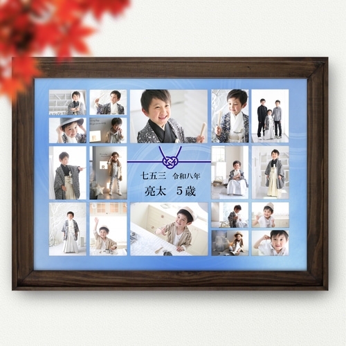 No53-18枚 お宮参り 七五三 100日祝い A3.A4 高品質写真プリント 写真