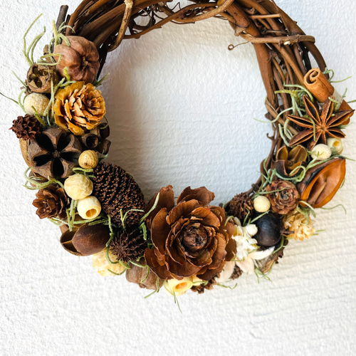 森の木の実のリース♪ リース Dans les bois 通販 7948744｜Creema