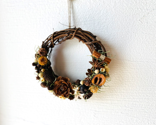 森の木の実のリース♪ リース Dans les bois 通販 7948744｜Creema