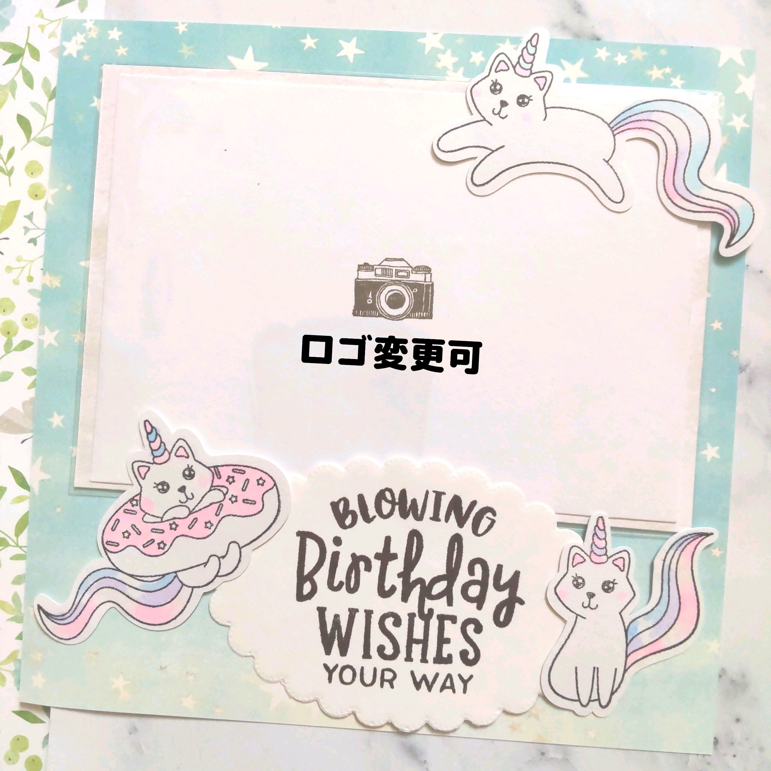 L判入れるだけ❤送料無料❤バースデーカード お誕生日 ベビー アルバム