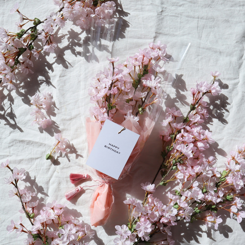 即日］春運ぶ桜(L size♡) 水のいらない 高品質アートフラワー 桜