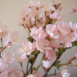 春運ぶ桜(L size♡) 水のいらない 高品質アートフラワー　桜 ミモザ 2枚目の画像