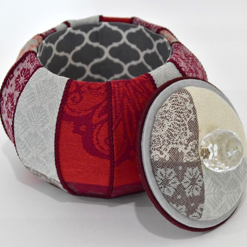 再販！秋色【カルトナージュ】フランス生地の｢STOF｣で作るボンボ