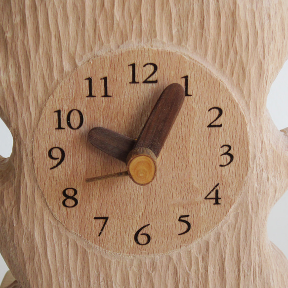 リス君とドングリ　振り子掛・置き時計 7枚目の画像