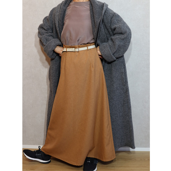 型紙/telitea縫い代付きカット済みニットケープコート5号～17