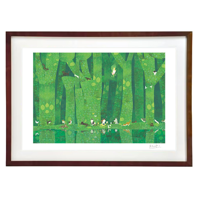 best　☆　【額装】 my アクリル絵画　　☆　at