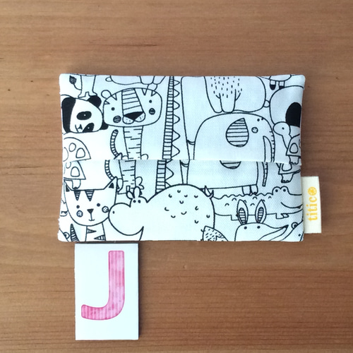 【686】ミニサイズ　ポケットティッシュケース　２個セット 選べる2枚 ミニポケットティッシュケース その他入園グッズ