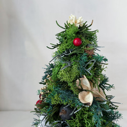 もふもふクリスマスツリー（グリーン）ツリー　誕生日　ギフト　オーナメント 3枚目の画像