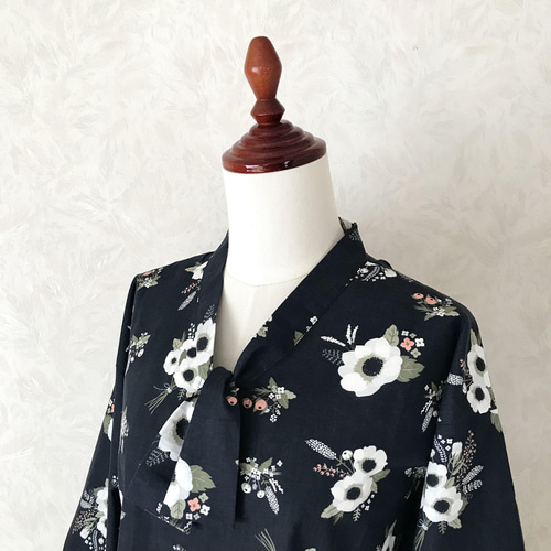 Verybrain アンティークフラワー小花柄ブラウス　新品　ベリーブレイン 楽天市場】小花柄 七分袖 ブラウス レディース ピンタック