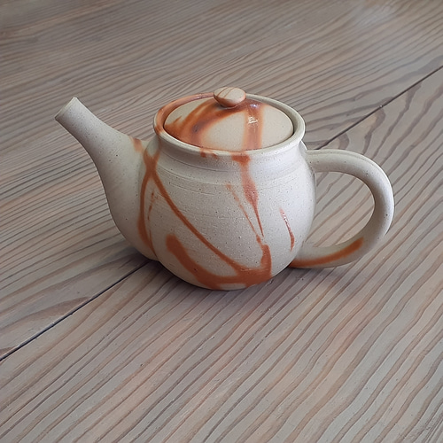 備前焼 緋襷ポット ポット・急須 高志窯製陶所 通販 7986054｜Creema