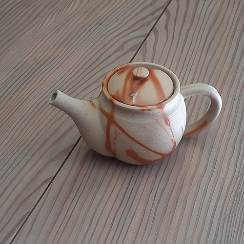 備前焼 緋襷ポット ポット・急須 高志窯製陶所 通販 7986054｜Creema