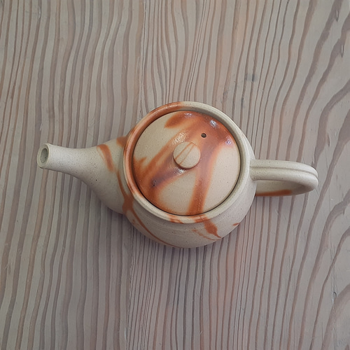 備前焼 緋襷ポット ポット・急須 高志窯製陶所 通販 7986054｜Creema