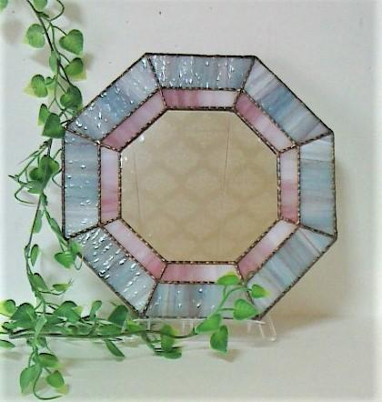 ボタニカルミラー　ステンドグラスミラー　鏡 ボタニカルミラー ステンドグラスミラー 鏡