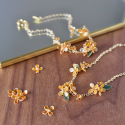 【秋限定】咲き零れる金木犀 | ブレスレット 3枚目の画像