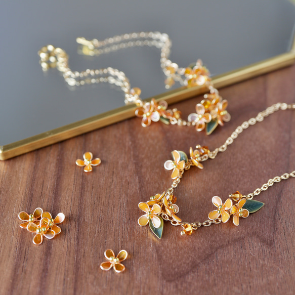 【秋限定】咲き零れる金木犀 | ブレスレット 3枚目の画像