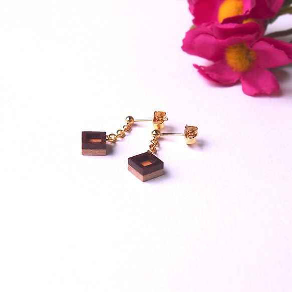 Timber Earrings 〜Japonaise〜「茜（Akane）」 第2張的照片