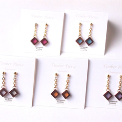 Timber Earrings 〜Japonaise〜「茜（Akane）」 第5張的照片