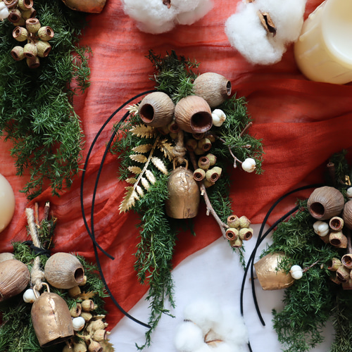 毎年飾れる♡カウベルの音色が美しいフレッシュグリーンのクリスマス