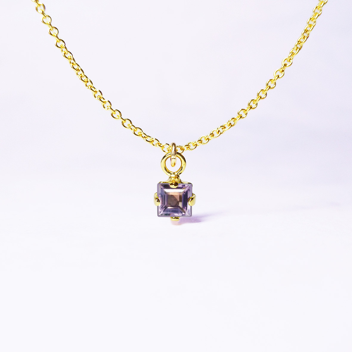 上品な輝き。アメジストのネックレス　[送料無料] 8,400円