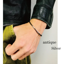 ペア価格　刻印無料  silver950   branchバングル 15枚目の画像