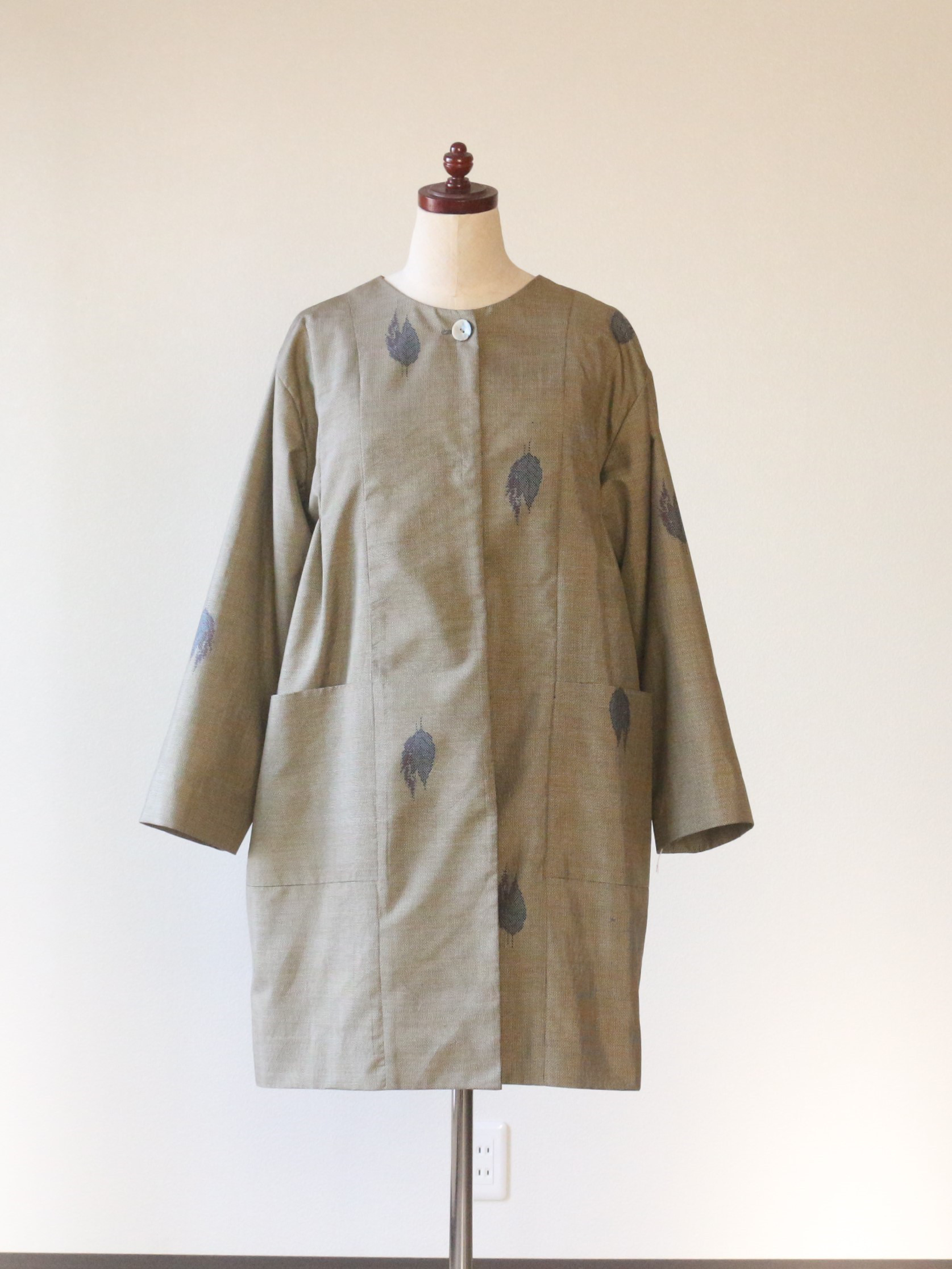 【着物リメイクオーダー】コクーンコート（裏地あり）