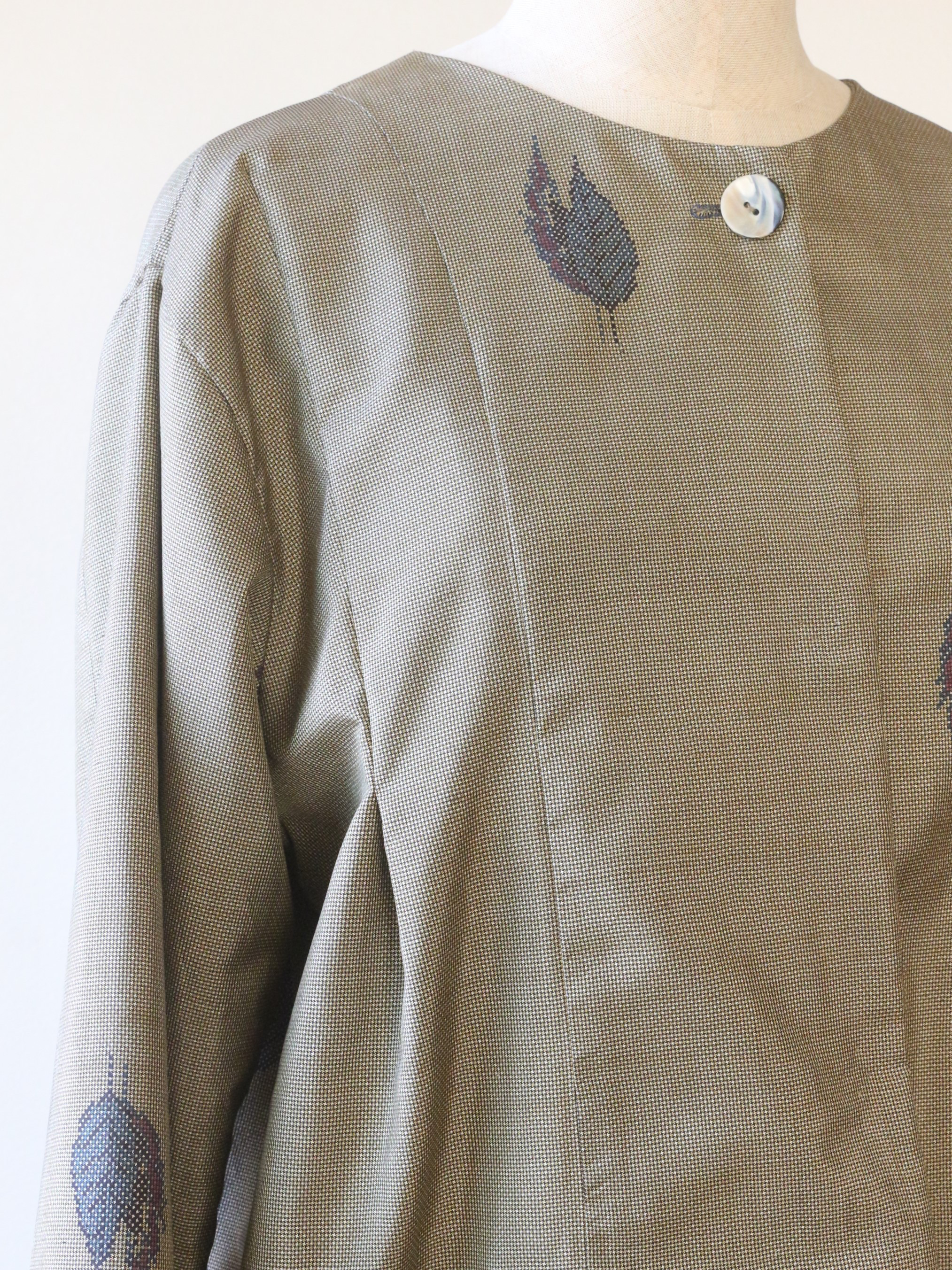 【着物リメイクオーダー】コクーンコート（裏地あり）