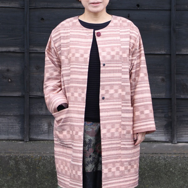 【着物リメイクオーダー】コクーンコート（裏地あり）