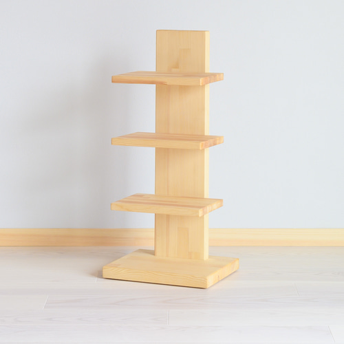 木製『mini ディスプレイラック まっすぐ』 木製ラック 木製シェルフ