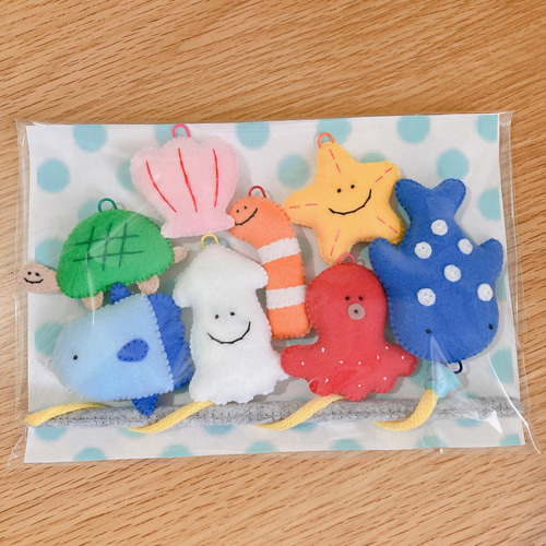 フェルト魚釣り 8匹＋釣竿1本 おもちゃ・人形 oshu_8 通販 8011046