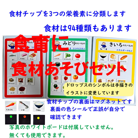 食材あそびセット 食育に 3色食品群 料理に おもちゃ・人形 C&T数と
