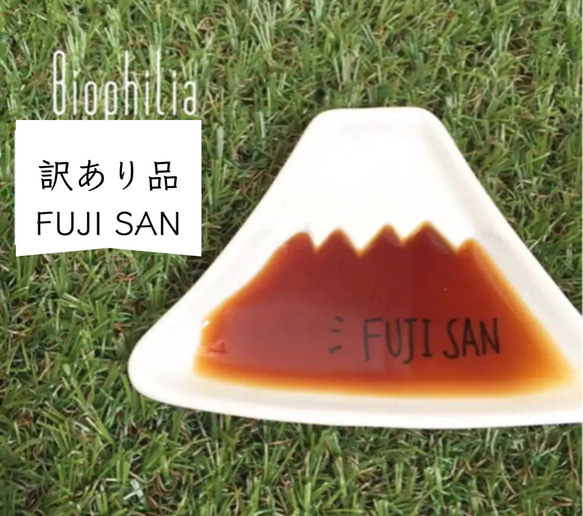 訳あり・FUJI SANの小皿・ 1枚目の画像