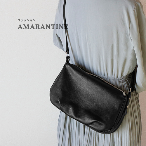 ソフトな本革ショルダーバッグ2Way大容量バッグ レザー 柔らかい 通勤