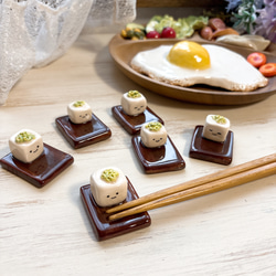 再販】冷奴ちゃん/箸置き 豆腐【1個売り】 箸・箸置き waco ＊ neco